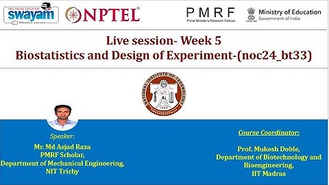Live session- Week 5: Biostatistics and Design of Experiment-(noc24_bt33)