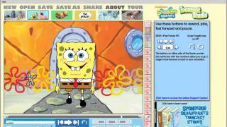 Spongebob Squarepants Tooncast Studio - Placing Items On The Stage.wmv