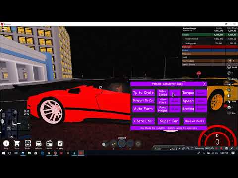New Op Hack Script Vehicle Simulator Roblox Auto Farm Money While