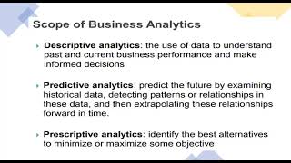 Introduction to Business Analytics @themanagementguide2020