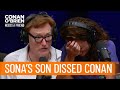 Conan has beef with sonas son  conan obrien needs a friend