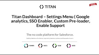 #1 App for Salesforce/ Get Started with Customizing Titans' Settings Menu screenshot 2