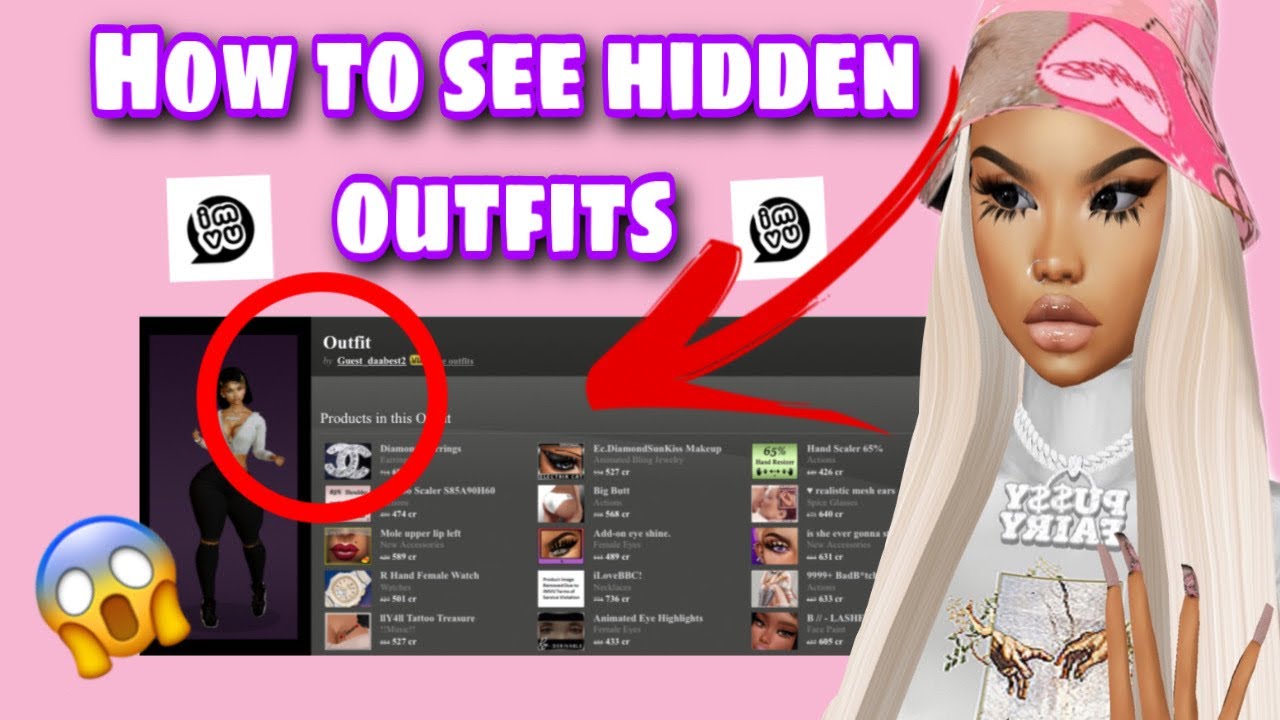 HOW TO SEE HIDDEN PRODUCTS ON IMVU - YouTube