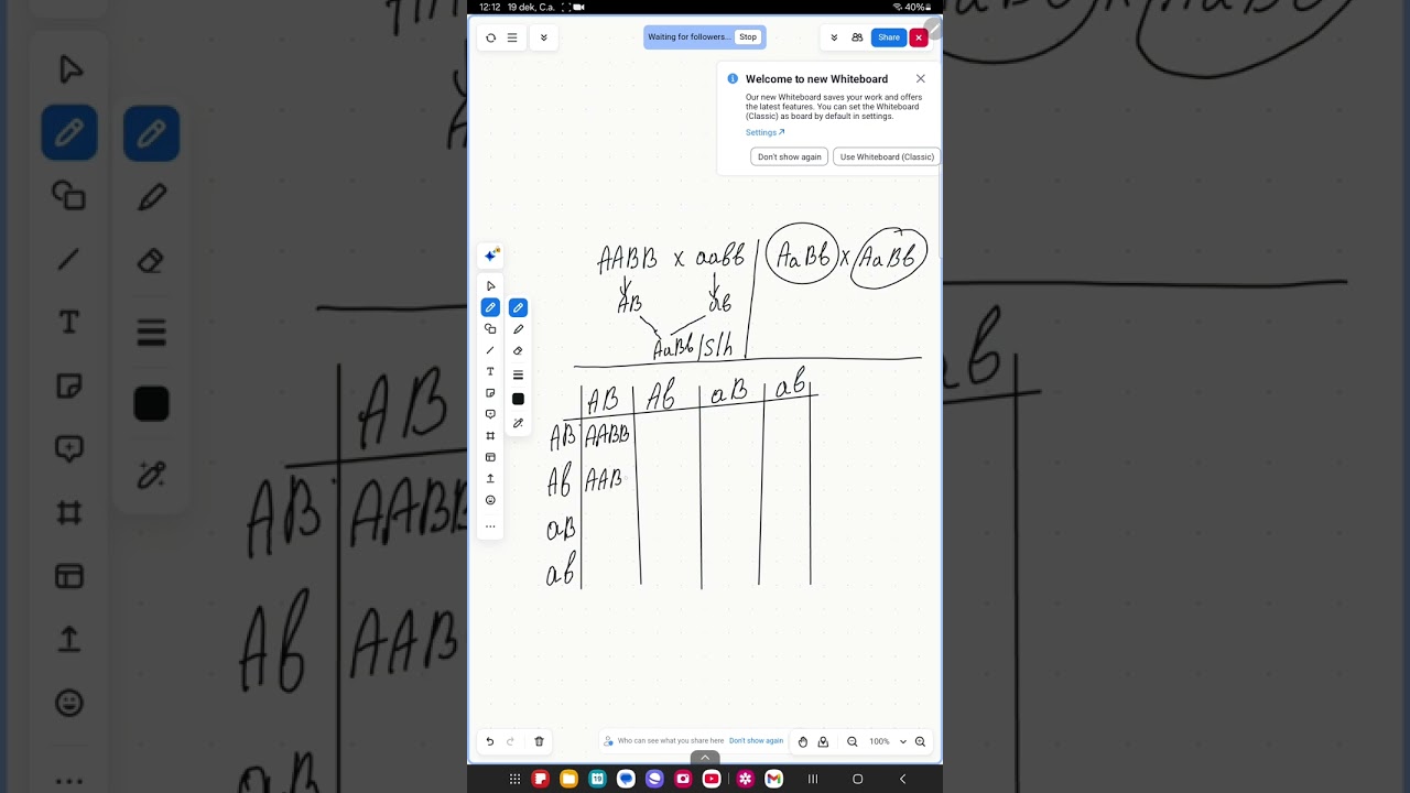 Əlamətlərin sərbəst paylanması qanunu.(Pennet cədvəli) genetika 1 -ci hissənin ardı
