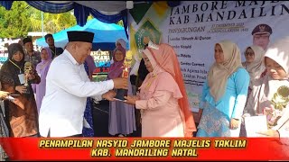 PENAMPILAN NASYID JAMBORE MAJELIS TAKLIM KAB. MANDAILING NATAL