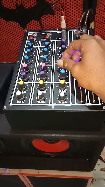 cek sound mixer rakitan dengan power safari mono #shorts