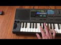 Casio HT-700 Synthesizer with LFO and VCF modifications