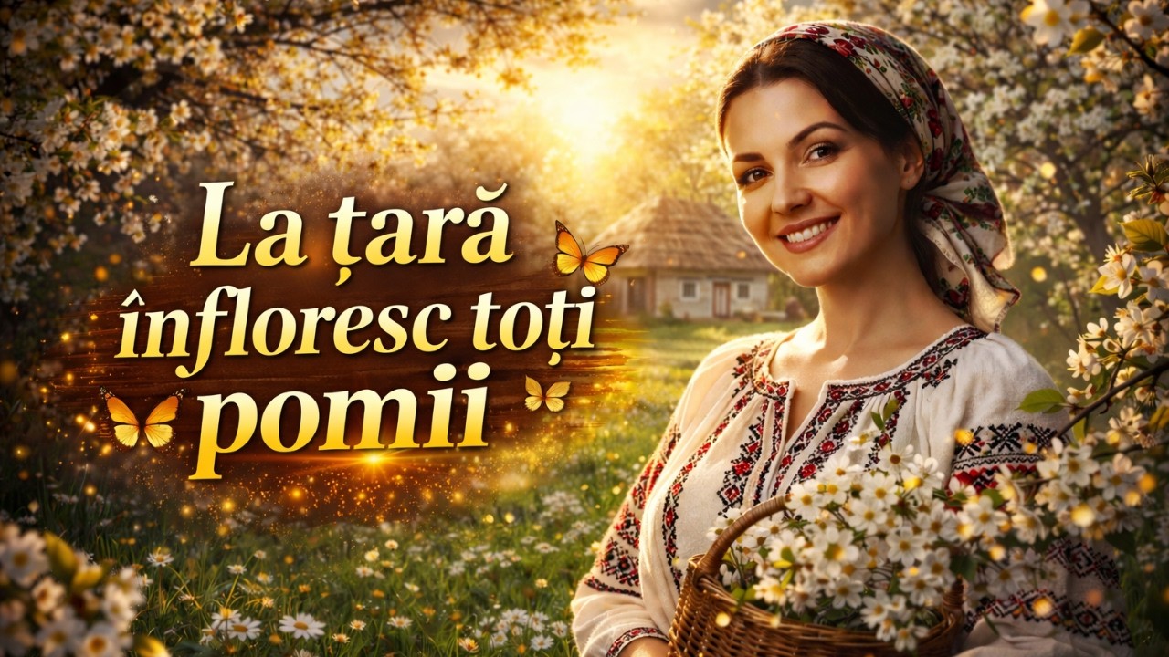 La țară înfloresc toți pomii – dor de copilărie