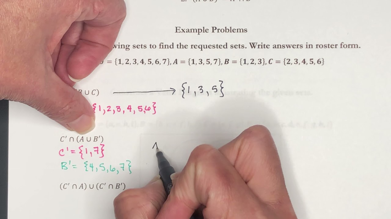 (1332) 2.4 Set Operations and Venn Diagrams with Three Sets 1/4