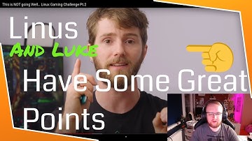 Gaming on Linux - Linus Tech Tips Reaction Linux