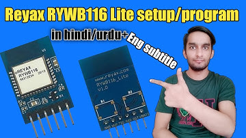 Reyax RYWB116 lite | low energy wifi + bluetooth module | terminal program