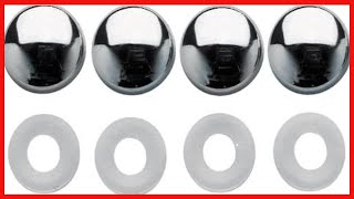 Upgrade Your Ride with Chrome License Plate Fastener Covers – Set of 4