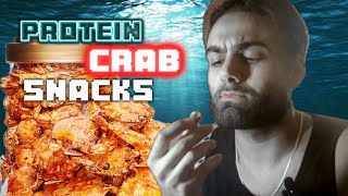 High Protein Snacks | Mini Crab Snacks Review