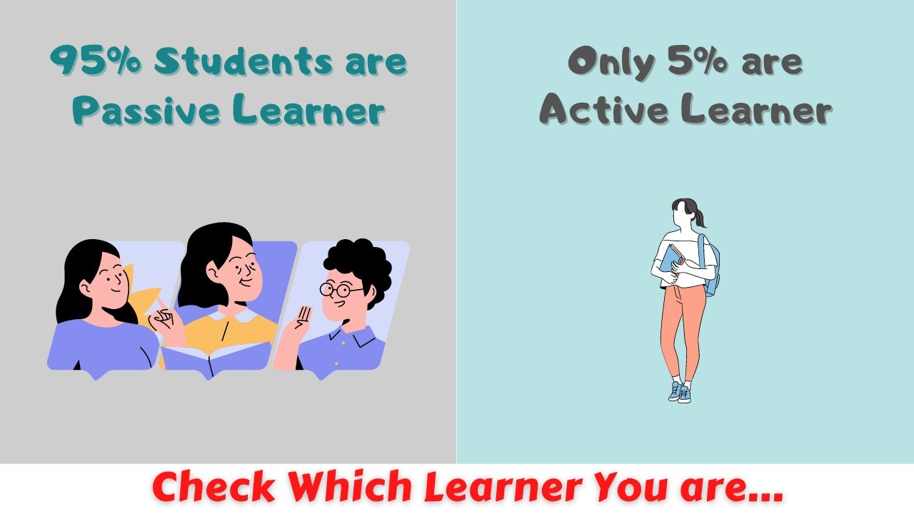 Active Learning How To Become An Active Learner Active Learning Vs