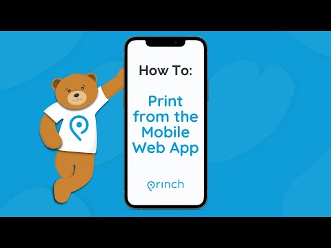 Princh - How To Print from the Princh Mobile Web App?
