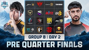 ONEGAME PRO CHAMPIONSHIP | DAY 2 | PRE QUARTER FINALS | BGMI | SEASON 3 | #godlike  #godsreign