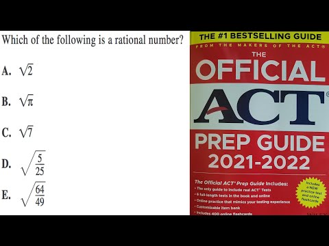 ACT Prep Guide 2021 2022 Math Part 1