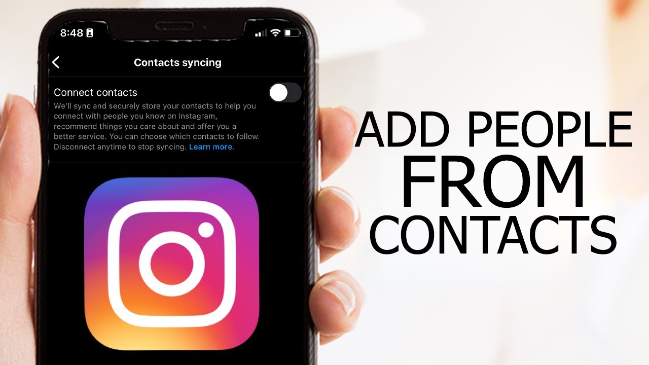 how-to-add-people-from-your-phone-contacts-on-instagram-2023-youtube