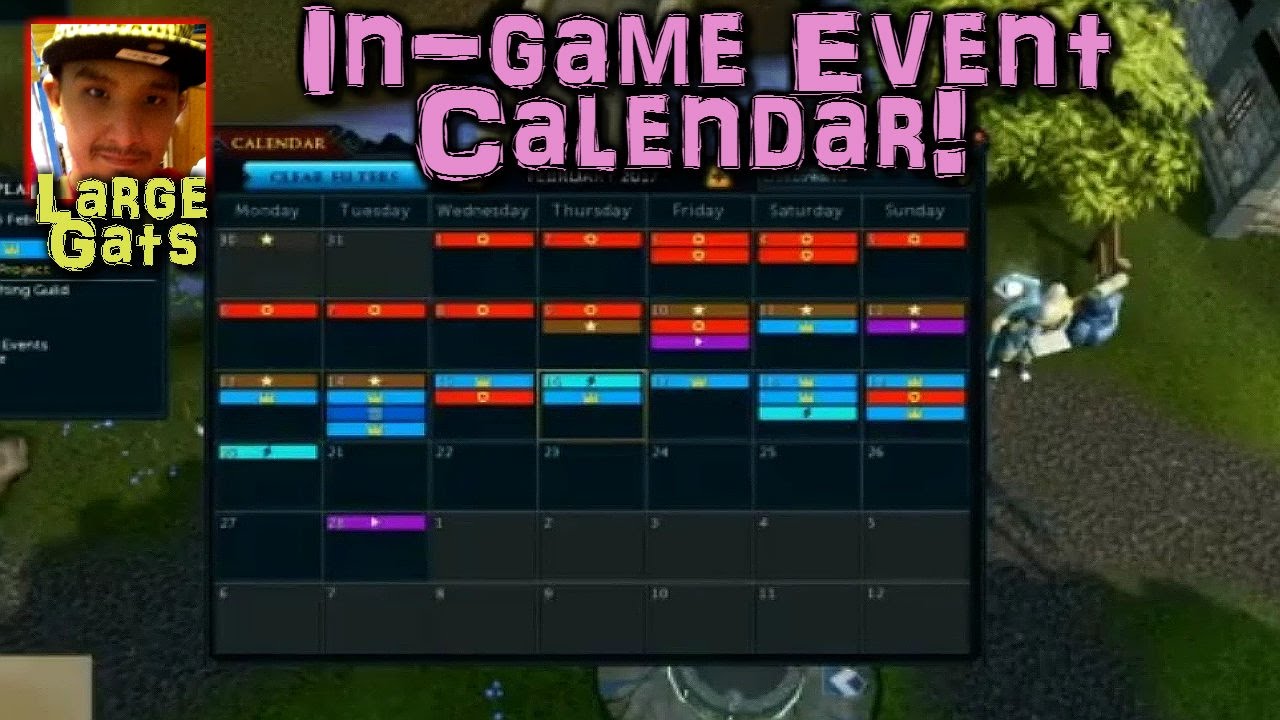 Ingame Event Calendar Game Jam 2017 YouTube