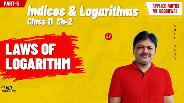 Laws of Logarithm | Indices & Logarithms | Ch-2 Part-5 | Applied Maths Class 11