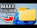How To Make A New Folder In Laptop - Windows 11/10