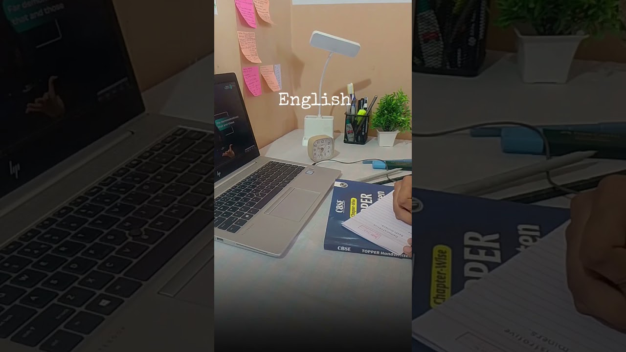 Day 2 of 7-Day Backlog Challenge 📚 | English Lecture Done ✅ | Class 10 Student Vlog #vlog