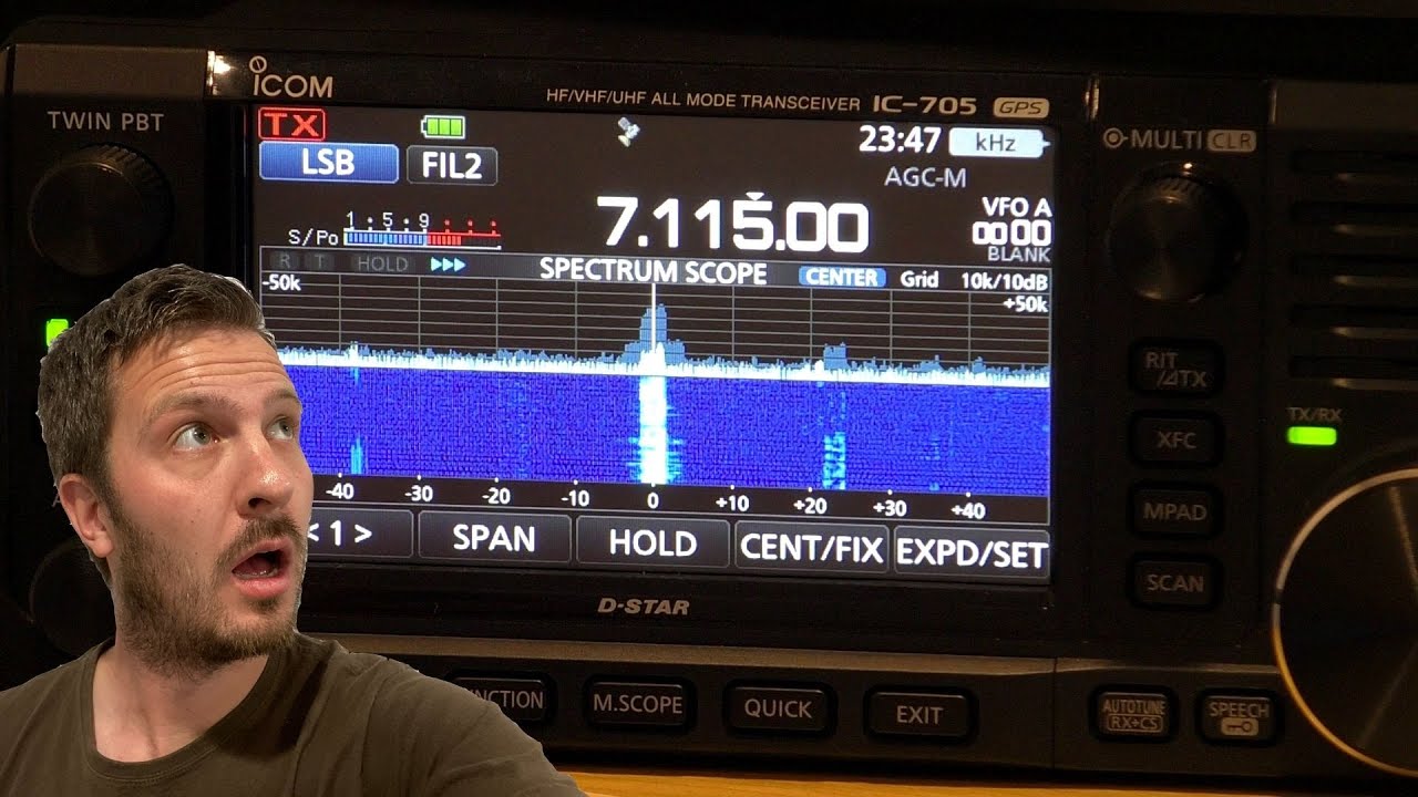 Making Contacts and Testing the Icom IC-705 on HF (7 MHz) - YouTube