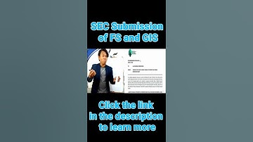 SEC Submission of FS and GIS #Shorts 😊