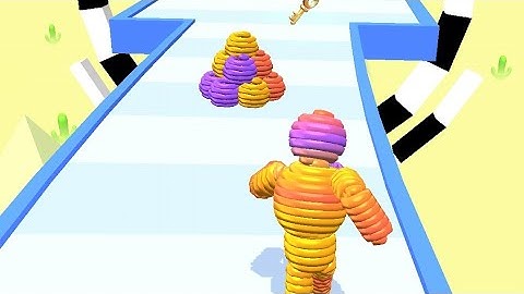 Rope-Man Run  - Walkthrough Gameplay Part 1 (Android, iOS) All Levels Gameplay