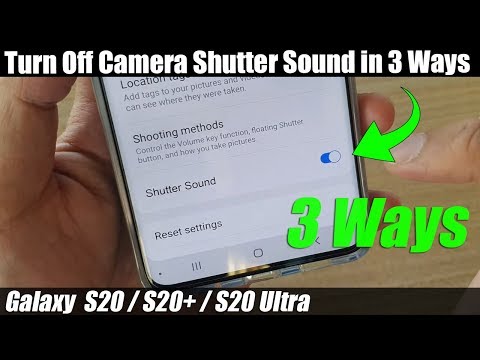 Galaxy S20/S20+: How to Turn Off Camera Shutter Sound in Three Ways