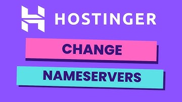 How to Change Nameservers in Hostinger