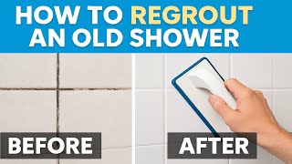 How to Regrout an Old Shower!