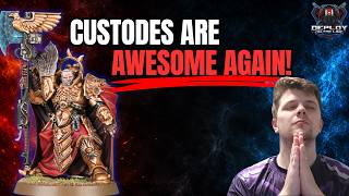 My FAVORITE Army Is Finally Cool Again! | Custodes Rules Preview