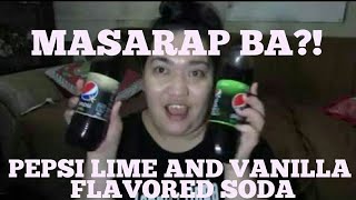 MASARAP BA?! | Pepsi Lime and Vanilla Flavored Soda Taste Test screenshot 5
