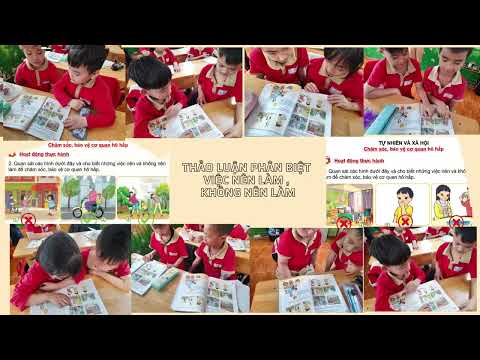 Học sinh khối 2 chăm sóc và thực hành bảo vệ cơ quan hô hấp