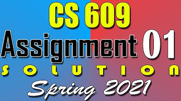 CS609 Assignment 1 Solution Spring 2021 | CS609 Assignment 1 Solution 2021
