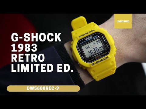 UNBOXING G-SHOCK 1983 RETRO DW5600REC-9 LIMITED EDITION