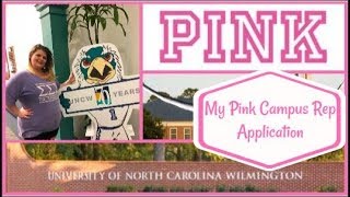 Pink Campus Rep Application Video | Jessica Kernan