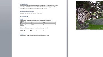 Mapping Artifacts While Importing Documents Into IBM Rational DOORS Next Gen