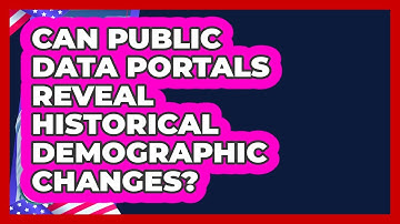 Can Public Data Portals Reveal Historical Demographic Changes? - Demographic Data Answers