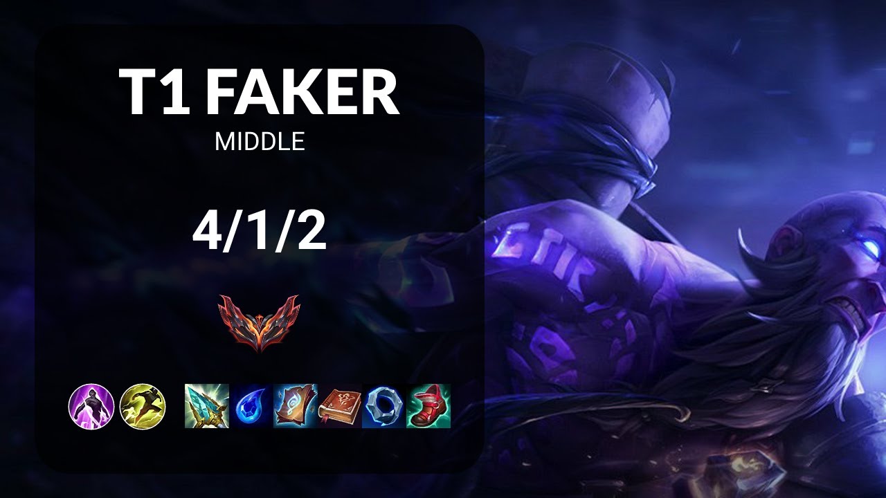 T1 Faker Ryze vs Sylas MIDDLE - KR GRANDMASTER Patch 15.11