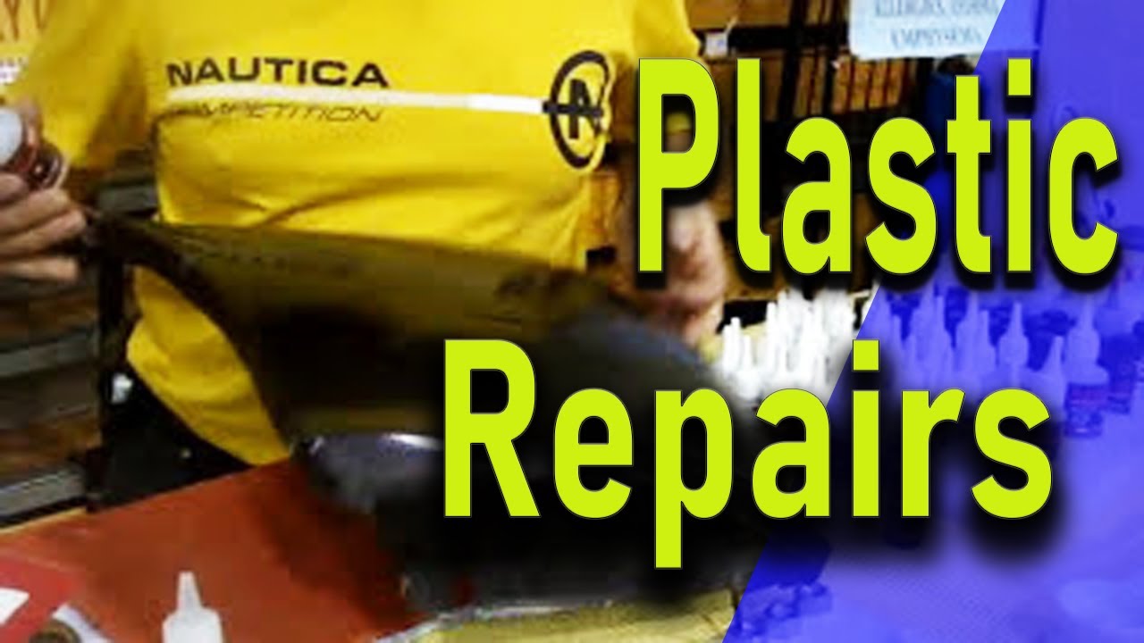 BEST GLUE FOR PLASTIC. Repair polypropylene plastic bumper with Black