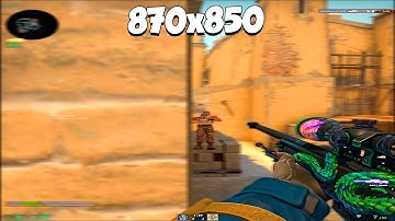870x850 • YOUR BEST CS:GO RESOLUTIONS