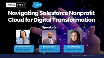 Navigating Salesforce Nonprofit Cloud for Digital Transformation Webinar