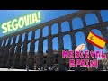 Segovia day trip from madrid  unesco heritage site aqueduct medieval alczar gothic cathedral