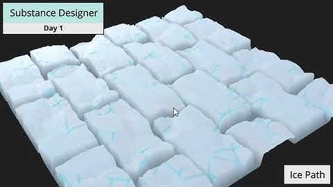Learning Substance Designer - Ice Path - Day 1