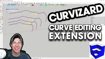 EDITING AND SIMPLIFYING CURVES in SketchUp with Curvizard