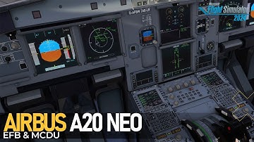 How to Configure the EFB and MCDU of Flybywire Airbus A320 Neo in MSFS 2024 - Tutorial 1