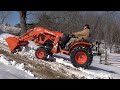 USELESS! Compact Tractors MUST HAVE Rear Ballast!  Kubota LX3310