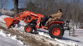 USELESS! Compact Tractors MUST HAVE Rear Ballast!  Kubota LX3310